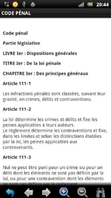 Lois et Règlements Français GRATUIT android App screenshot 5